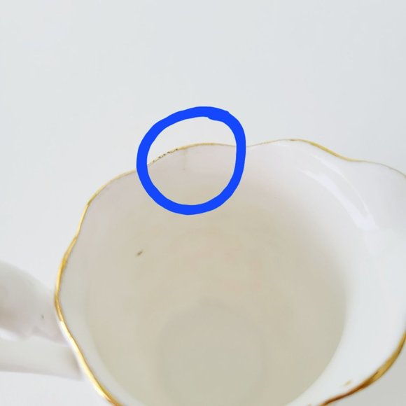 Rare Royal Albert DELL Petite Creamer & Sugar Orange Yellow Floral Bamboo Asian - Picture 8 of 12